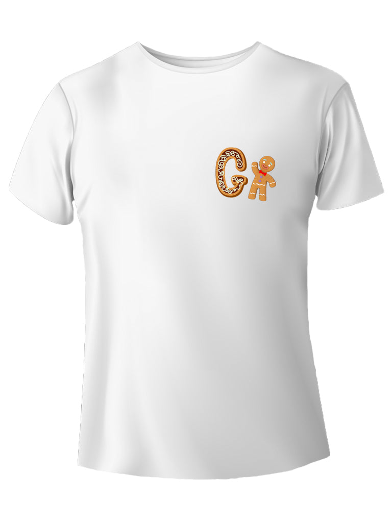 Alfabeto natalizio lettera G t-shirt