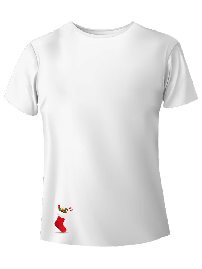 Calza di Natale in miniatura t-shirt