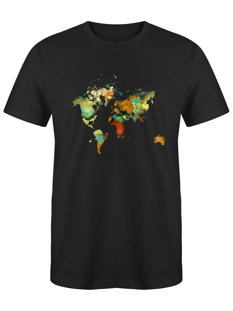 Cartina del mondo t-shirt