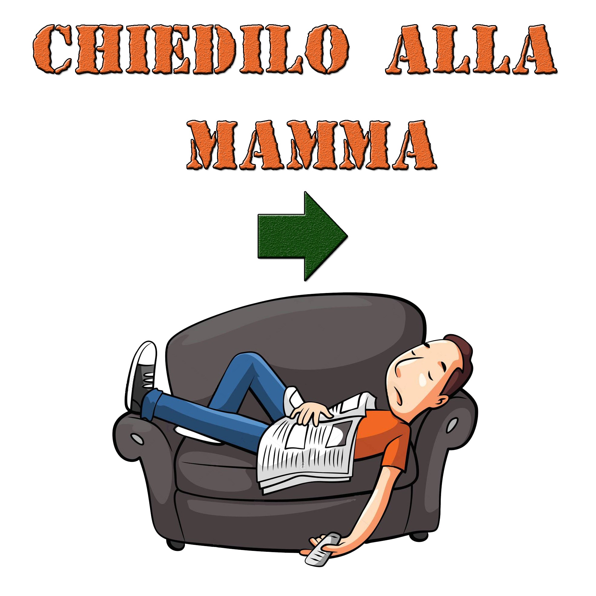 Chiedilo alla mamma t-shirt