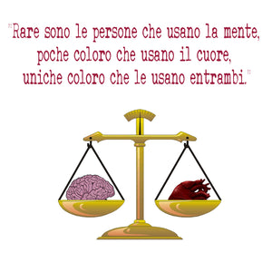 Cuore e cervello t-shirt