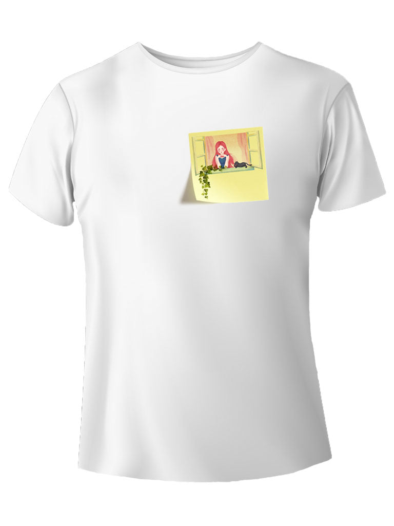 Disegno di donna t-shirt