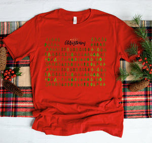 T-shirt merry Christmas